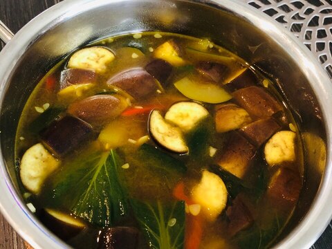 たっぷり夏野菜☆ベジタブルカレースープ